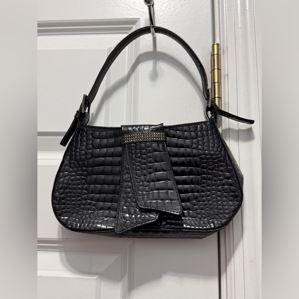 Judith Jack vintage Black Mini Bag with marcasite accent made in Italy